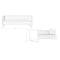Manhattan Comfort Trillium Sofa and Armchair  in Black and Rose Gold, PK2 2-SS559-BK - alternate 8